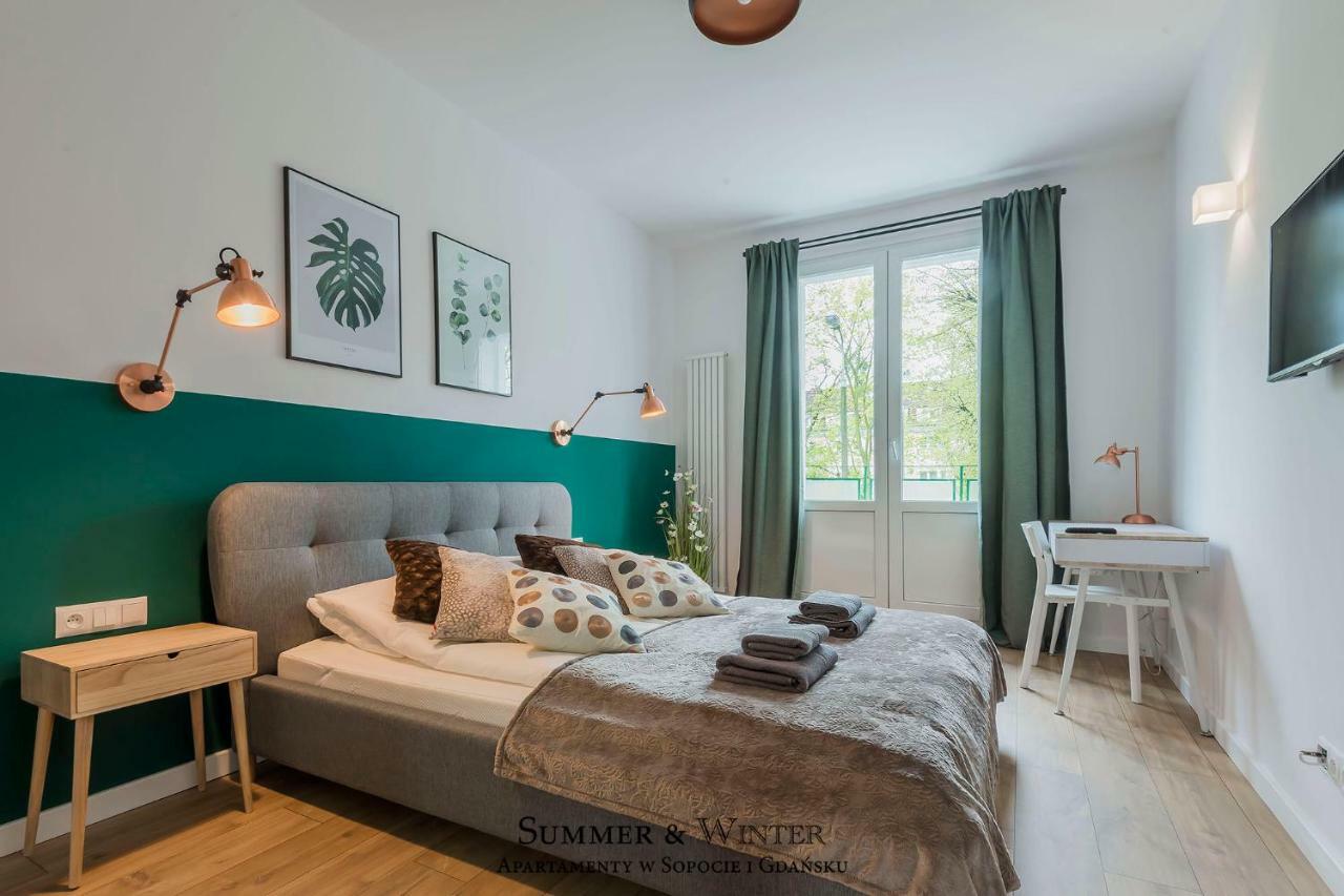 Family Luxury Green Apartment 1-6, 2 Sypialnie I Studio, 52 M2 グダニスク エクステリア 写真